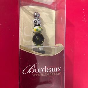 Bordeaux Multicolor Wine Bottle Stopper